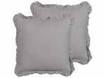 Dekoratiivne padi Beliani Glabra, hall v., 45 cm x 45 cm, 2 tk