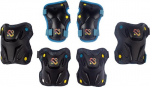 Kehakaitsmed Nijdam Path Defender, M (53-60 cm), sinine/must/kollane