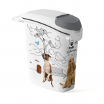 Lemmikloomatoidu s&auml;ilituskast Curver Pets Collection/Dogs, 23 l, 50 cm x 23.5 cm x 49.5 cm, valge v.