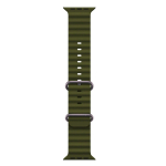 iWear S1 soonega pehme silikoonist 20 mm rihm Apple Watchile 49 mm / 45 mm / 44 mm / 42 mm Haki Green