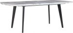 S&ouml;&ouml;gilaud pikendatav Beliani Mosby, valge v./must v., 160 - 200 cm x 90 cm x 77 cm