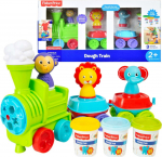 Plastiliini komplekt, koos tarvikutega, rong Fisher Price, mitmev&auml;rviline