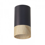 Valgusti lagi Candellux Lighting Conti, GU10, 1 x 15 W, must v./puidu v.