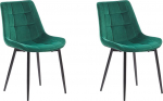 Toolide komplekt Beliani Melrose, matt, must v./roheline v., 59 cm x 51 cm x 82 cm, 2 tk