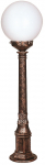 Vabalt seisev v&auml;lisvalgusti Opviq BSU-68160-BKR-M2-BOP, 60W, E27, IP65, pronks v./pruun v., 20 cm x 90 cm