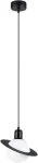 Valgusti rippuv Sollux Hyperion 1 1358, G9, 1 x 8 W, valge v./must v. / must v., 20 x 20 cm