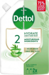 Vedelseep, t&auml;iendamiseks gl&uuml;tseriiniga Dettol Hydrate, aaloe, 500 ml
