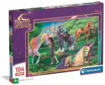 Pusle Clementoni Unicorn Academy 25099, 33.5 cm x 48.5 cm, 104 tk, mitmev&auml;rviline