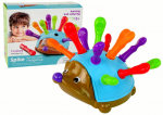 Arendav m&auml;ng, siil Top Bright Fine Motor Spike, 14 cm, sinine v./mitmev&auml;rviline, 15 tk