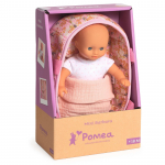 Nukk - imik koos tarvikutega Djeco Pomea Mini Barbara, 20 cm, roosa v.