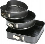 Tordi- ja koogivorm, komplekt Secret de Gourmet, must v., 26 cm x 26 cm