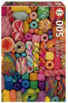 Pusle Educa Threads, 48 cm x 34 cm, 500 tk, mitmev&auml;rviline