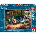 Pusle Schmidt Thomas Kinkade Studios Lilo And Stitch Aloha Christmas 58049, 49.3 cm x 69.3 cm, 1000 tk, mitmev&auml;rviline