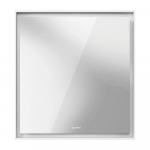 Peegel Duravit Cube L, valgustusega, rippuv, 70 cm x 80 cm, valge v.