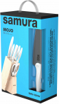 K&ouml;&ouml;ginugade komplekt, koos statiiviga Samura Mojo SMJ-0280W, 8 tk