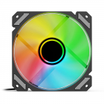 &Otilde;hkjahuti korpusele Sharkoon SHARK Mirror RGB Reverse, 120 mm x 120 mm