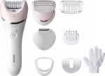 Epilaator Philips Series 8000 BRE721/00, valge v./roosa v.