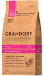 Kuiv koeratoit Grandorf Medium & Maxi, kalkun, 1 kg