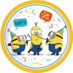 &Uuml;hekordne taldrik GoDan Minions 4934579, &Oslash; 23 cm, 8 tk