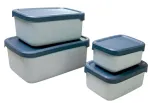 Toiduainekarbi komplekt Hermia MCH0011781, 0.40 - 2.6 l, 23 cm x 16 cm, sinine v., 9 tk