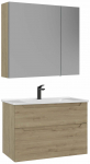 Vannitoa m&ouml;&ouml;bli komplekt Kalune Design Messina 85 v2-419, tammepuidu imitatsioon v., 45 cm x 85 cm x 55 cm