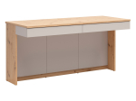 Kirjutuslaud sahtlitega Point One, 160 cm x 79 cm, 65 cm, ka&scaron;miir v./artisan oak v.
