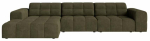 Nurgadiivan Cosmopolitan Design Chicago Eden 12, oliiv v., vasak, 167 x 294 cm x 78 cm