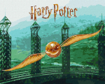 Maalimine numbrite j&auml;rgi Ideyka Harry Potter Golden Snitch, kuldne v./roheline v.