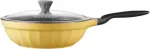 Praepann kaanega Buydeem Mellow Yellow CP102, &Oslash; 30 cm, alumiinium, Kollane v.