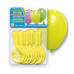 &Otilde;hupall ovaalsed Pastel Opaque, kollane, 12 tk