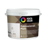 Dispersioonv&auml;rv Pentacolor Professional Matt, valge, 3 l