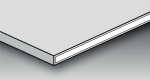 Kipsplaat, 270 cm x 120 cm x 0.9 cm