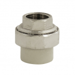 Vee&uuml;hendus Sanitas, 1/2 tolli - sisekeere/20 mm - sisekeere, messing/pol&uuml;prop&uuml;leen (pp)