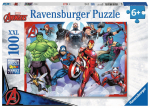 Pusle Ravensburger XXL Marvel Avengers 10808, 49 cm x 36 cm, 100 tk, mitmev&auml;rviline