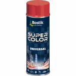 Aerosoolv&auml;rv Bostik Super Color Universal, tavaline, fire red, 0.4 l