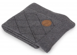 Pleed Ceba Baby Rice Stitch, tumehall, 90 cm x 90 cm