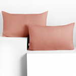 Padjap&uuml;&uuml;r Restilo Amber, oranž, 60 cm x 50 cm, 2 tk