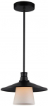 Valgusti rippuv Candellux Loft 31-43108, E27, 1 x 60 W, valge v./must v., 23 x 14 cm