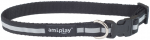 Kaelarihm koertele Amiplay Shine, must v., 250 - 400 mm x 15 mm, 25-40