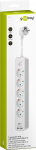 Pikendusjuhe Goobay 5-Way Power Strip With Switch & 2 USB, 1.5 m