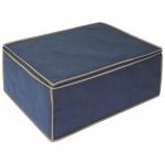 Kotid tekkidele Ordinett Blanket Box, 60 cm x 40 cm, kiud, sinine v.