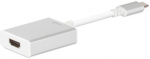 Adapter Fusion Accessories Multimedia Type-C to HDMI HDMI, USB Type-C, valge v./h&otilde;be v.