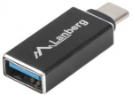 Adapter Lanberg USB-C 3.1 Male To USB-A Female AD-UC-UA-02 USB-C 3.1 male, USB-A female, must v.