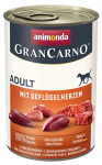 M&auml;rg koeratoit Animonda GranCarno Poultry Hearts, linnuliha, 0.4 kg