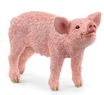 M&auml;ngukujuke Schleich Farm World Piglet 13934, 5.9 cm, roosa v.