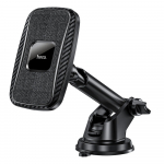 Auto laadija Hoco CA75 15W Magnetic Qi, Qi Wireless, must v., 15 W