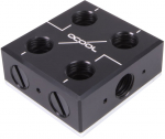 Vesijahutuss&uuml;steemi lisatarvik Alphacool ES Distro Plate C2, 5.6 cm, must v.