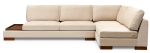 Nurgadiivan Kalune Design Tulip 560ARE1159, hele pruun v., parem, 313 x 193 cm x 80 cm