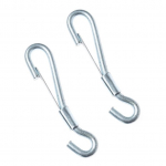 Karabiin Haushalt ZN, 2DD, tsingitud, metall, 13 cm, &Oslash; 0.6 cm, 2 tk