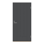 Uks Swedoor B0010, parempoolne, hall, 208 x 88 x 11 cm